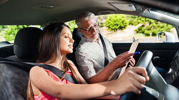 Driving Instructor Teaching student